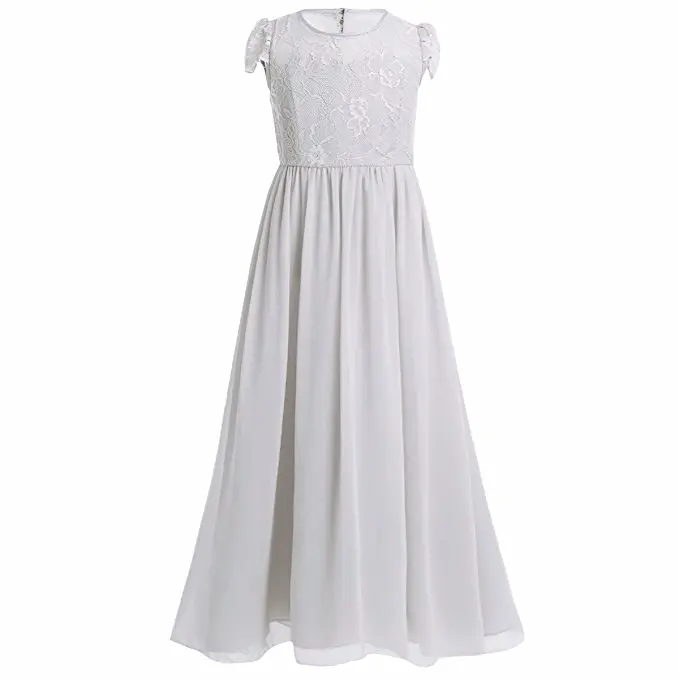 

Teennager Girl Elegant Gowns Cocktails Party Dress Kids Garments Baby Clothes Lace005, N/a