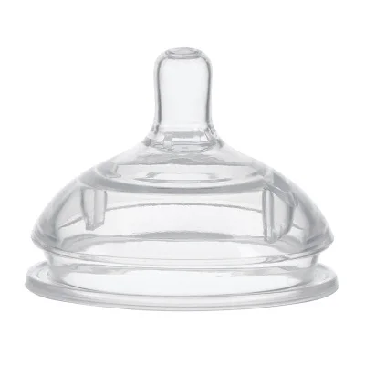 

YDS Food Grade Baby Bottle Silicone Nipple Baby Feeding Bottle Nipple Large Neck, Transparent