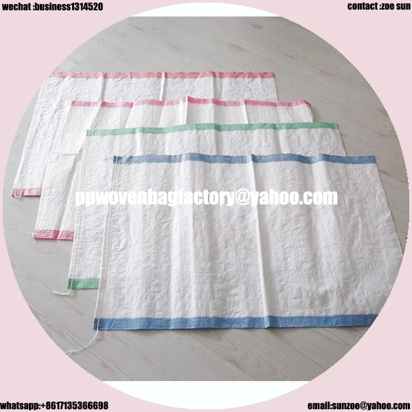 pp woven bags with easy tie