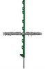 Electric fencing post