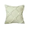 High Quality Tufting and Pompom Design 18 inches Cushion Cover Linen