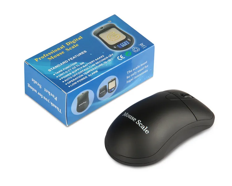 Computer Mouse Scale Digital Pocket Scale - New Smart Mouse Design, 0.01g Accuracy, Portable ...