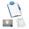 Custom Plastic Round Clipboard Notebook with ballpoint pen