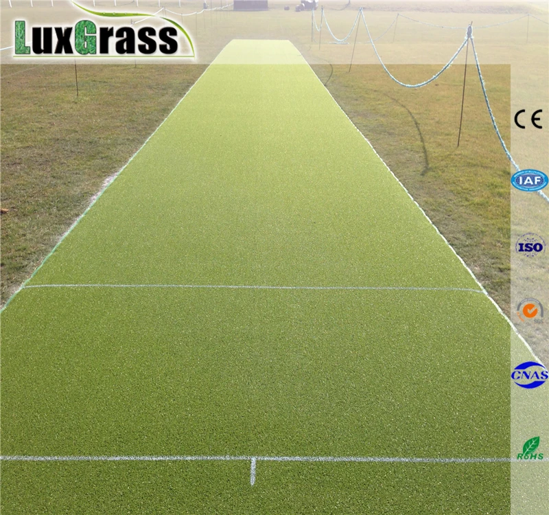 

synthetic grass cricket pitch artificial turf for sport, Dark green , olive green , blue and red