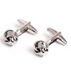 Silver Black Knot Cufflinks Men Shirt Copper Novelty Twist Design Sleeve Buttons Wedding Engagement Jewelry