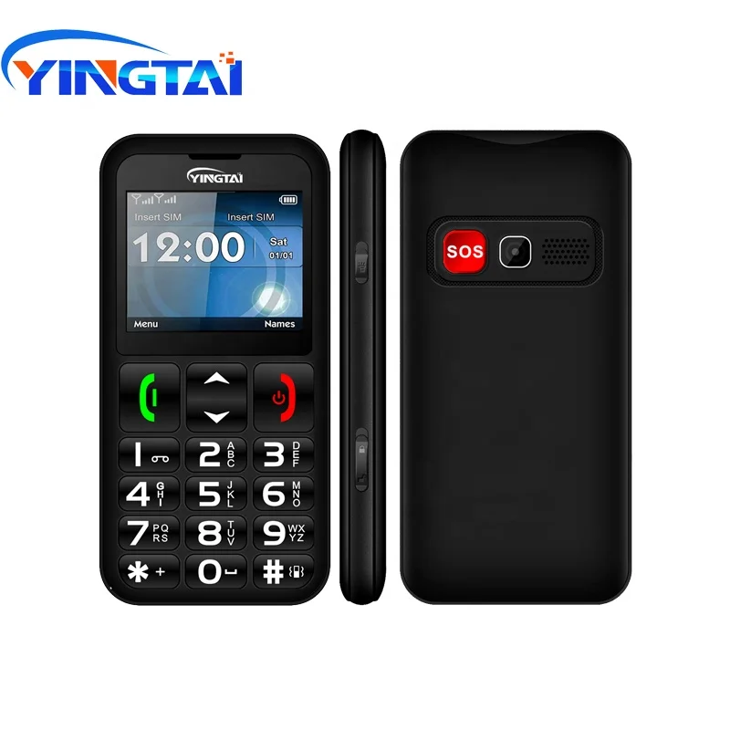 

Senior mobile phone High Quality push-button telephone for Old Man FM Torch YINGTAI T11 Elder celular Big Speaker GSM free shipp