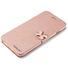 5 5s Luxury Crystal bow-knot Leather Wallet Card Holder Flip Stand Case Cover For iphone 6/6S 4.7″ iphone 6S/6plus 5.5″ bowknot