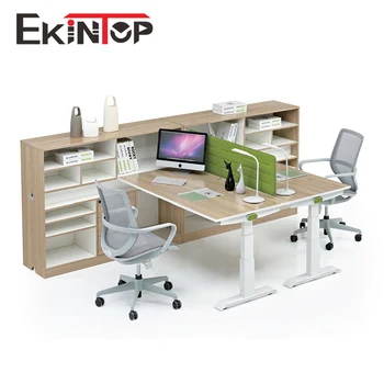 Competitive Price Double Sided T Shaped 2 Person Office Desk With