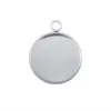 Wholesale Titanium Stainless Steel Cabochon Setting, Jewelry Findings Pendant