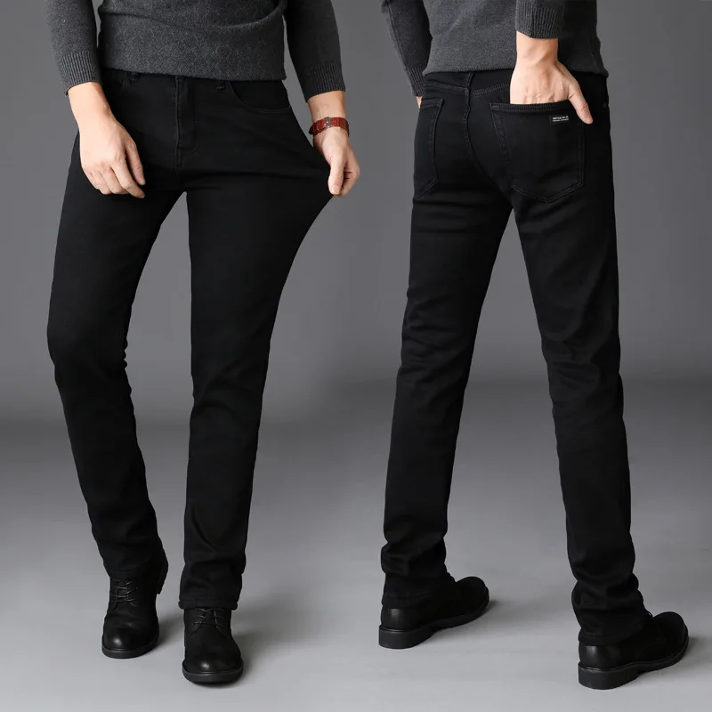 

S257 New Coming Best Price Black Slim Men Winter Jean Supplier From China