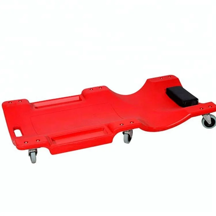 40" Mechanics Car Creeper With Tray Car Repair Tool Adjustable Creeper