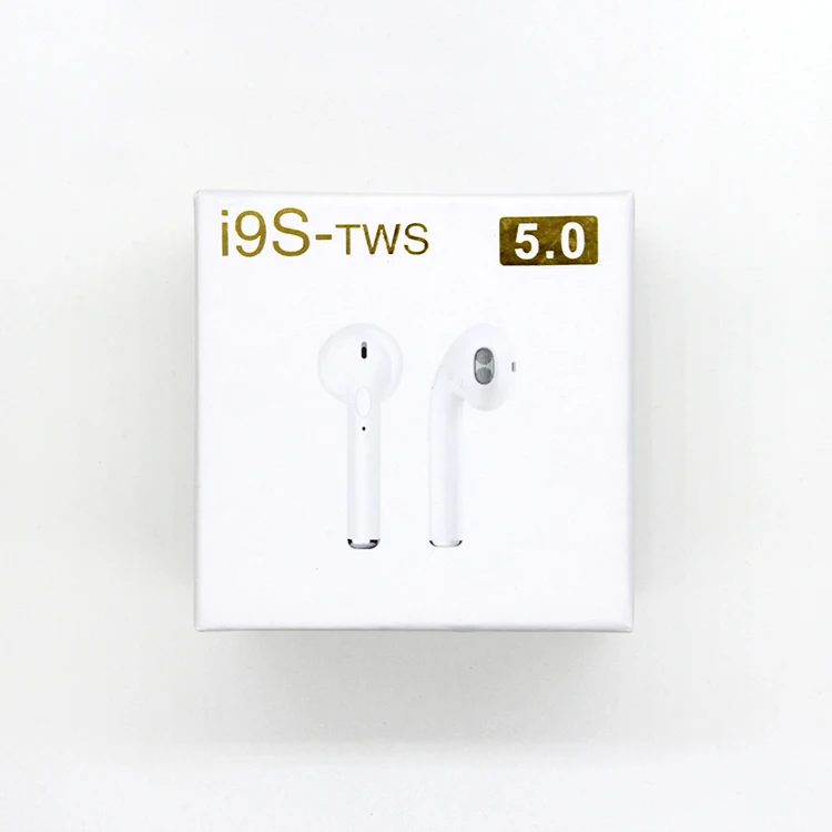 

Touch Control POP UP i9S TWS V5.0 Wireless Headphone Earphone for Android and iPhone, White