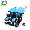 Wholesale Cheap Price Easy Foldable Safety Portable Twin prams Light Baby stroller double For Carrier