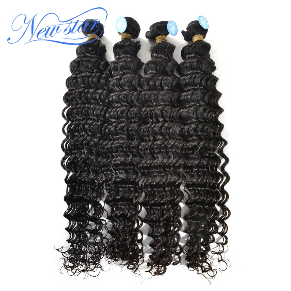 

New Star Hair Hot Selling 8A Grade Deep Wave Virgin Brazilian Hair Weaving, N/a