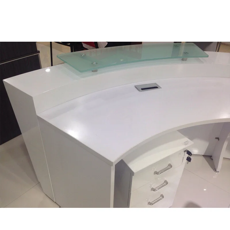 Customized Lux High End Personalized Desk Bar Counter Reception Desks