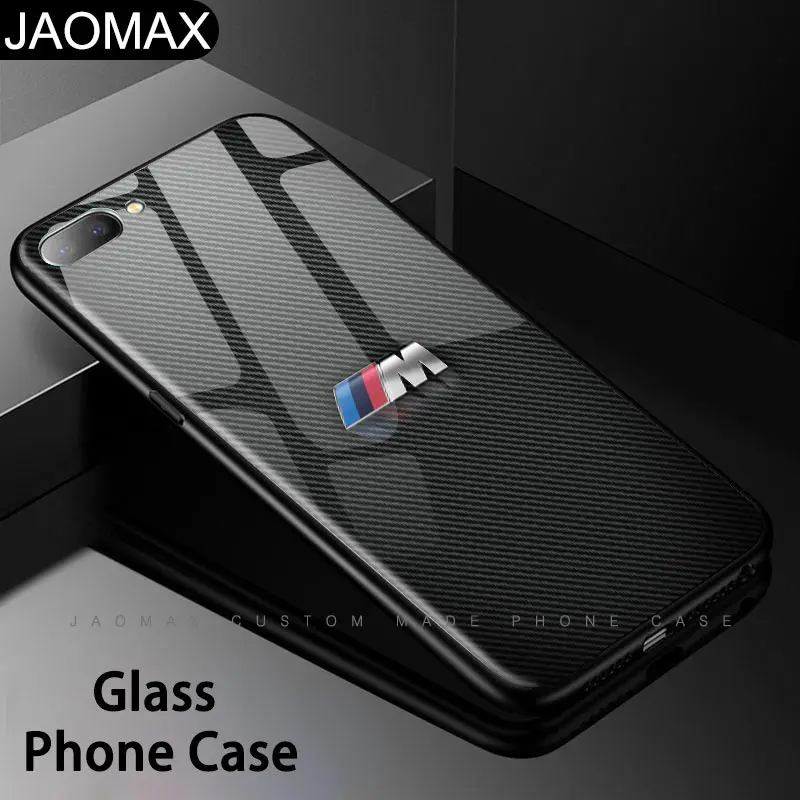 New Arrive Luxury Brand Car Logo Product Custom Tempered Glass Cell Phone Case For Iphone X 6 7 8 Back Cover Hard Phone Cas Buy Custom Cell Phone Case Tempered Glass Cell
