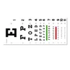 optometry equipment snellen distance vision eye chart optical testing chart Visual Acuity chart