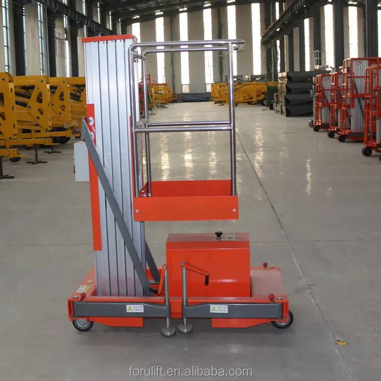 6m Portable One Person Operate Aluminium Man Lift - Buy Push Around ...