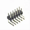 Gold Plated Right Angle 2.0mm kink tailed pin header