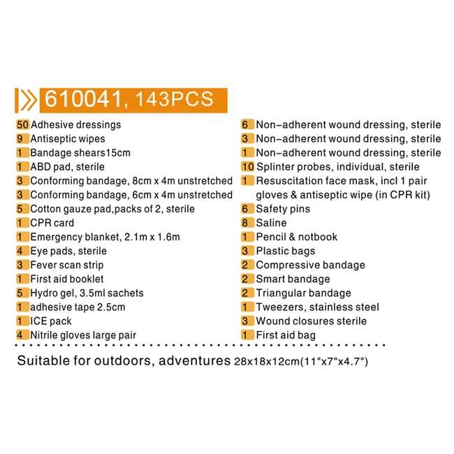 Camping Home Travel Car mini Medical First Aid Kit