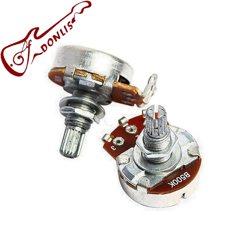 

Electric guitar parts 18mm split shaft Guitar pots for volume and tone control with 24mm full size base