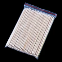

Wholesale Cheap Price Orange Wooden Sticks Nail Tools Ready To Ship 50 PCS/BAG 15CM Wood Sticks In Stock