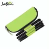 Unique Green Tea Color Double Tops Makeup Brush Sets With Zipper Bag