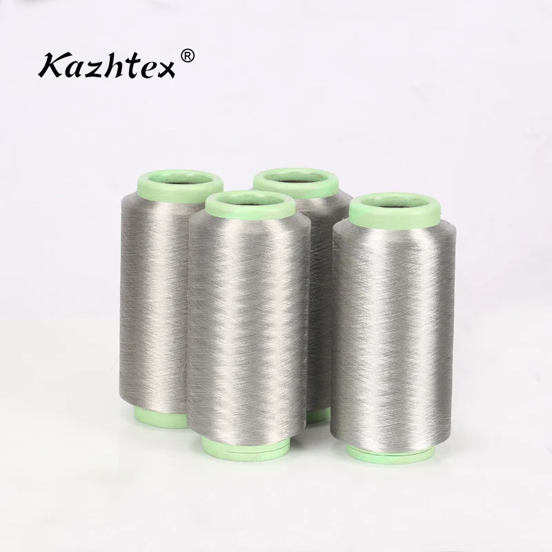 
Silver coated nylon FDY 140D conductive filament yarn  (60724572632)