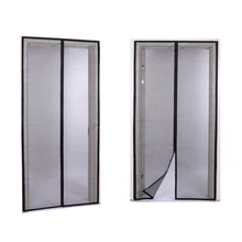 Черные магнитные двери экрана стекловолокна