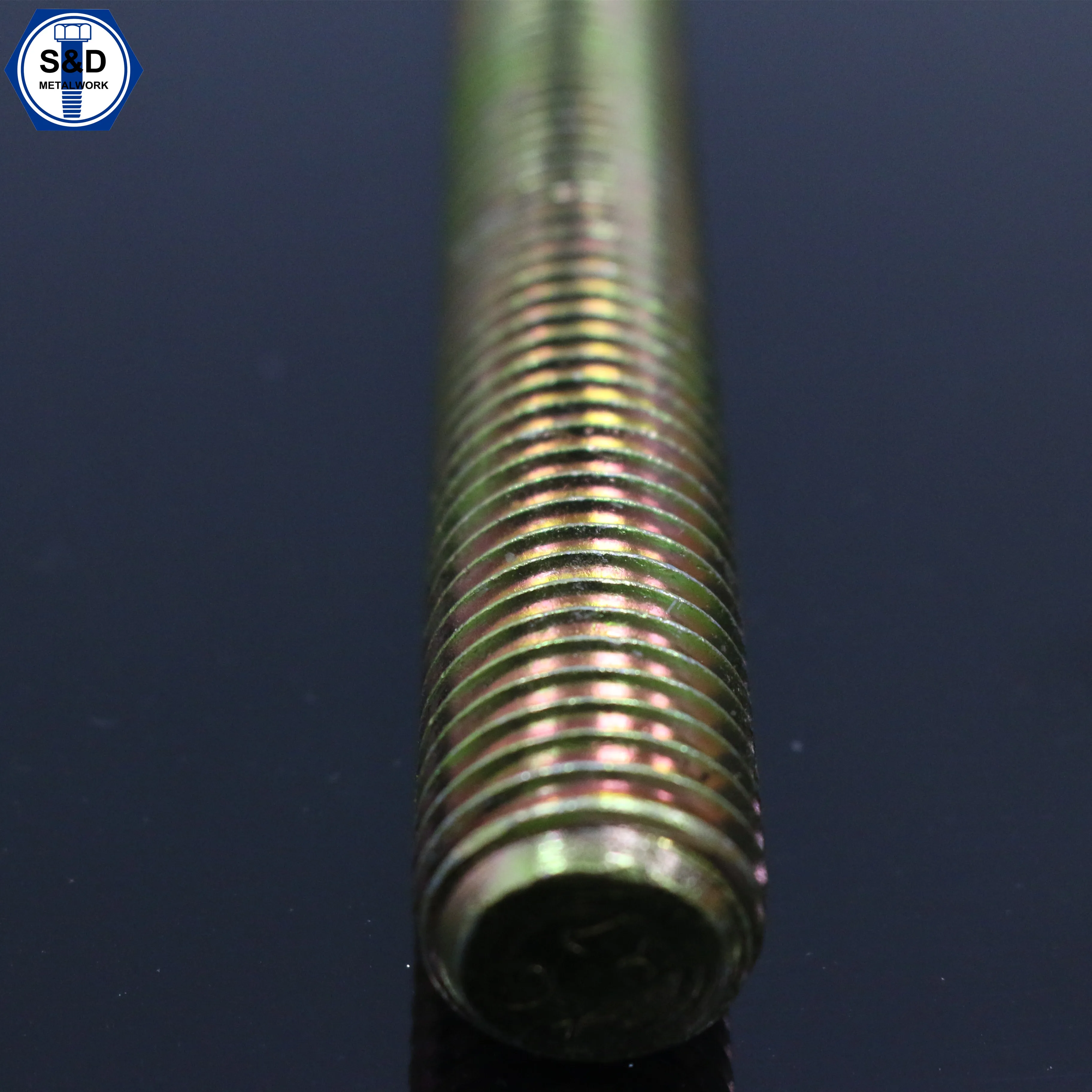 
Threaded Rod/Stud bolts with plate ASTM A193 B7 full threaded rod 