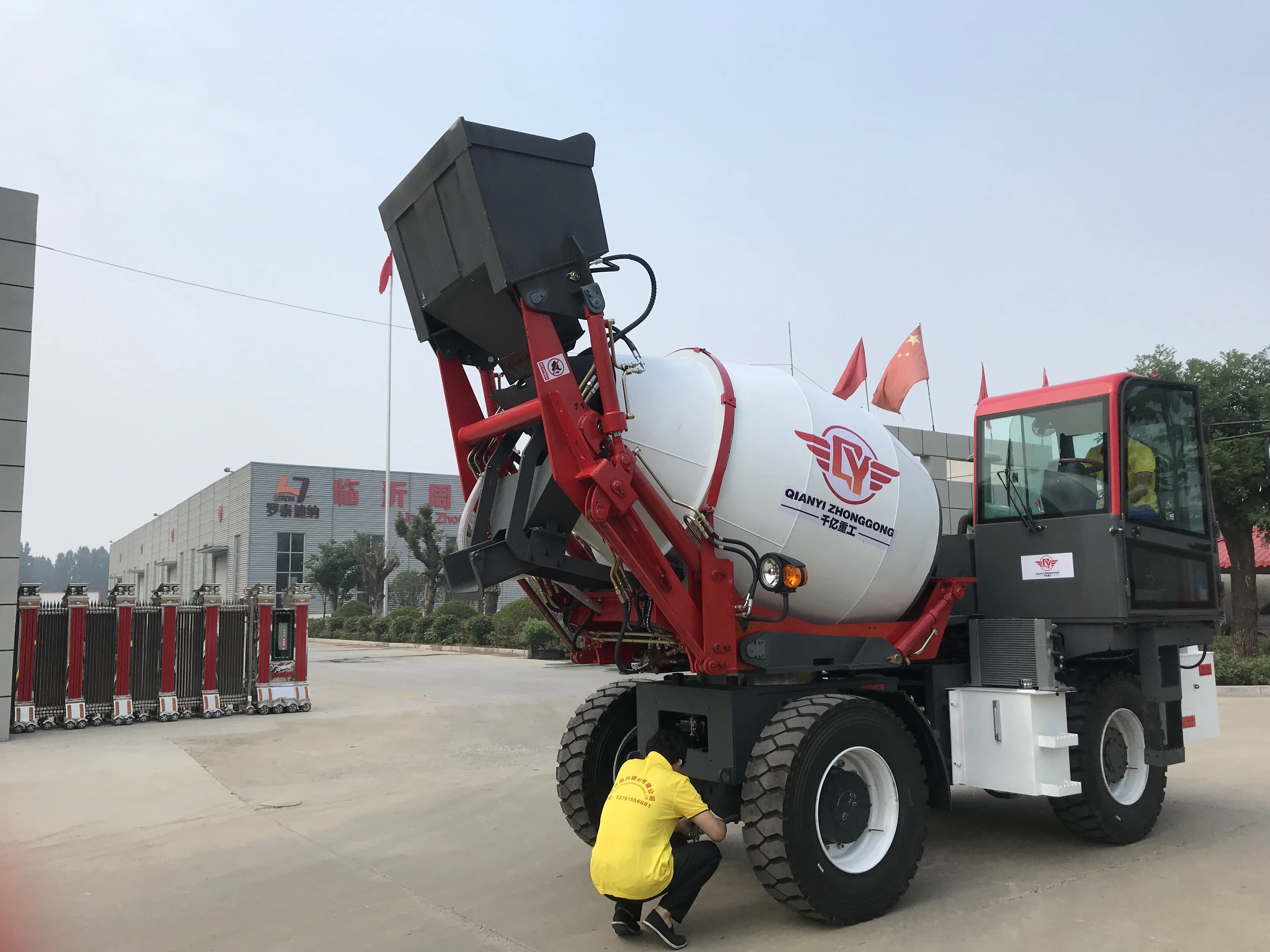 2cbm Automatic Selfloading Concrete Mixer Truck Buy Concrete Mixer
