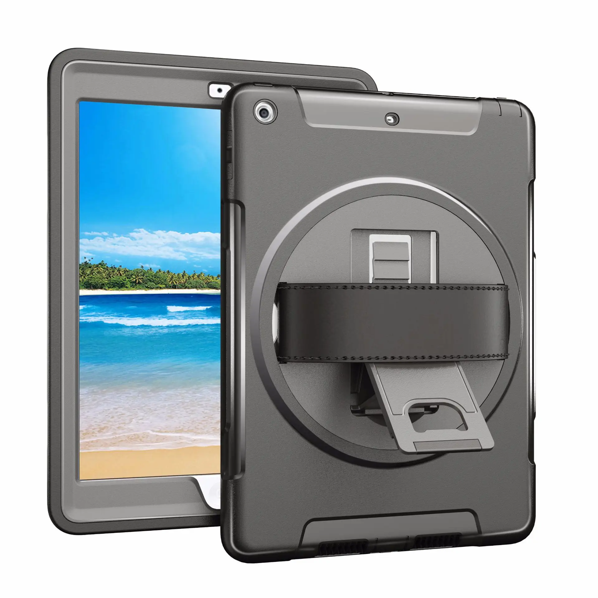 

Hand Held Shockproof Back Cover Case For Ipad 2017 9.7 Inch,For Ipad 2018 Case, N/a