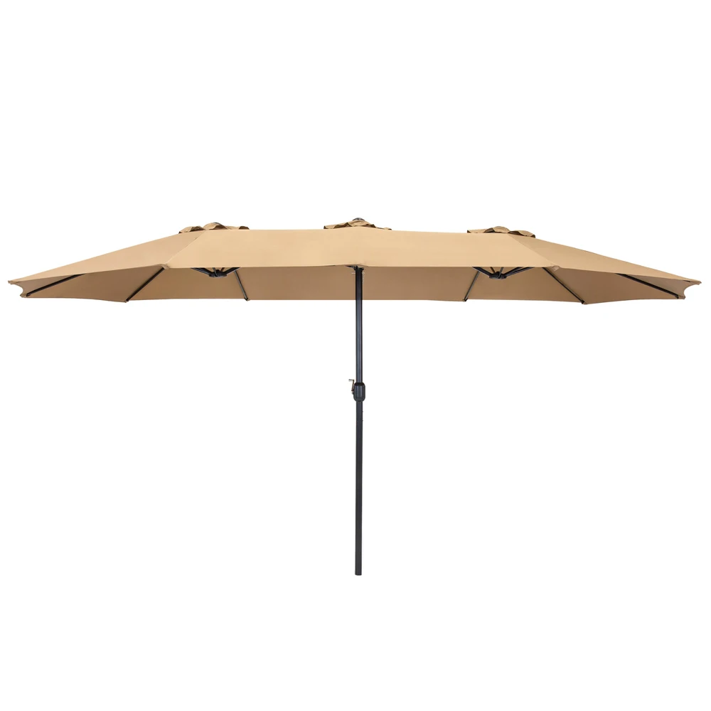 14 Ft 180g Polyester+pa Coating Garden Patio Outdoor Umbrella Double