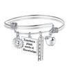 Teacher gift charms bracelet