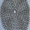 316 7*7 inch Cast iron hand square chainmail scrubber