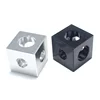 GIULY 3D printer parts 2020 aluminum extrusion corner three way cube connector bracket for v slot openbuilds extrusions profile