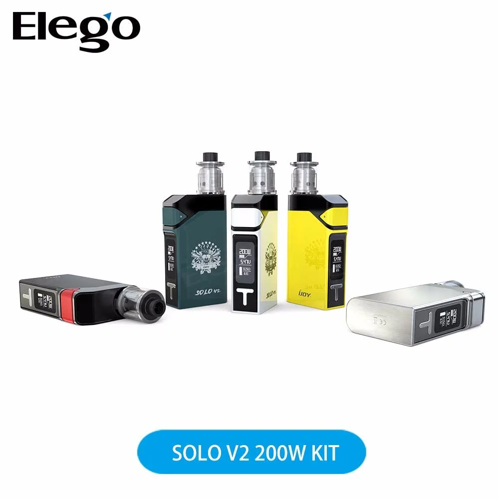 2017 Elego Wholesale 0.3ohm 200W 2ml IJOY Solo V2 Kit e cig cheap