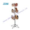 Metal material shopping mall display shelf/cat food shelving/pet display rack