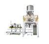 Automatic animal food weighing machine with conveyor and sewing machine