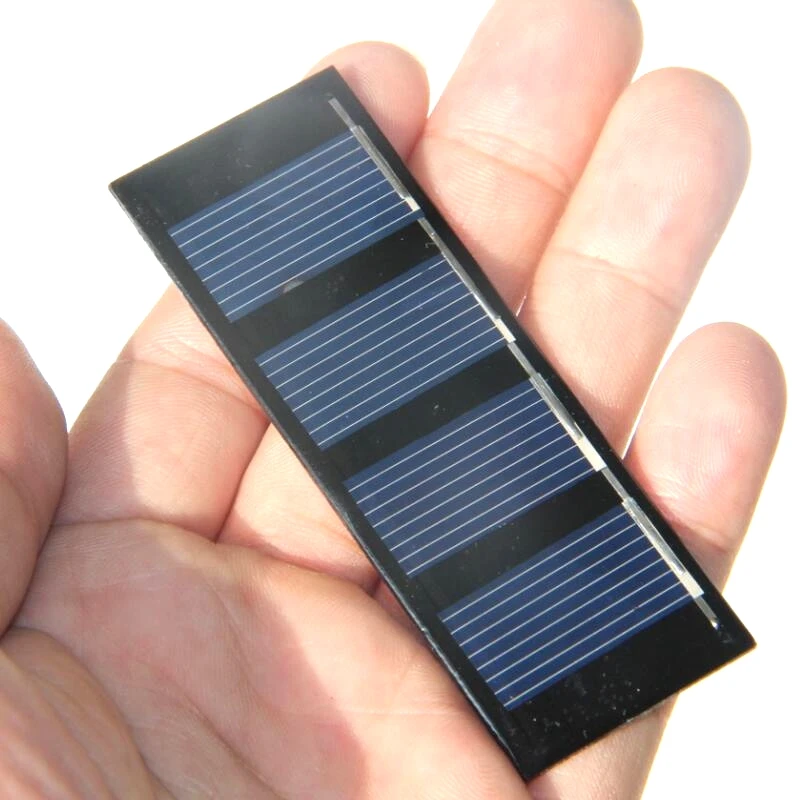 BUHESHUI 0.2W 2V 100Ma Mini Solar Cell Polycrystalline Solar Panel DIY Solar Toy Panel Education Kits Module Epoxy