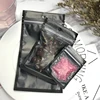 Resealable Plastic Zip Lock Bags Black Zipper Bag, Lightproof Packaging Pouches#