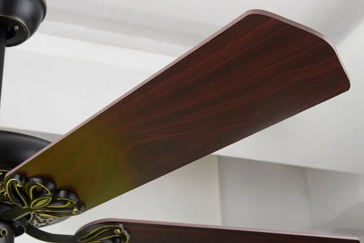 Hot new hotsell wooden blade led ceiling fan light