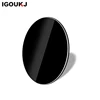 Aluminum metal and glasses panel 5V 2A fast Qi wireless charger PAD for HTC for Samsung s6 s7 s8 s9 plus note 5 8 9 mobile phone