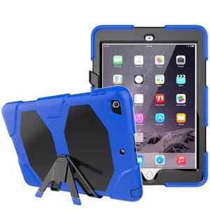 Heavy Duty Shockproof Rugged Silicone Case for iPad New 2017 Case for New iPad