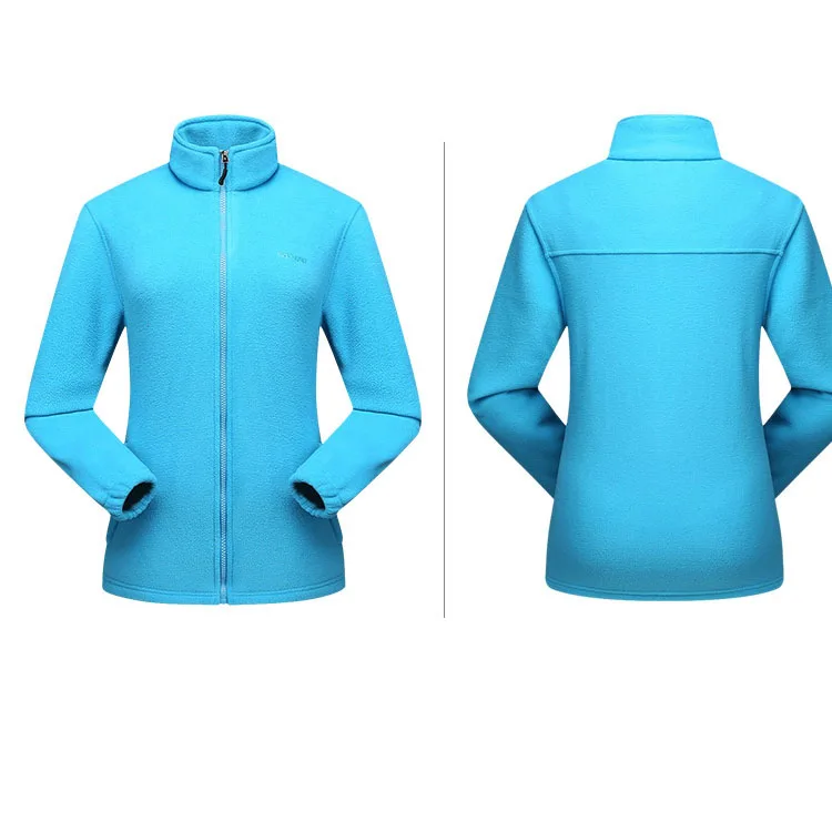 
Men Women Full-zip Soft Polar Fleece Jacket Coat Top Windbreaker For Spring Autumn Winter Outdoor Classic Fit Hiking Camp 