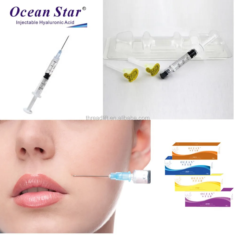 

Factory directly Supply 1ml filler hyaluronic acid lip injections, N/a