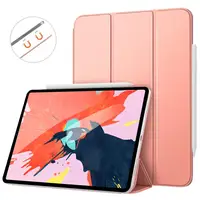 

For iPad Pro 12.9 2018 Tablet Case Strong Magnetic Folding Stand Folio Cover with Auto Wake/Sleep Leather Cover