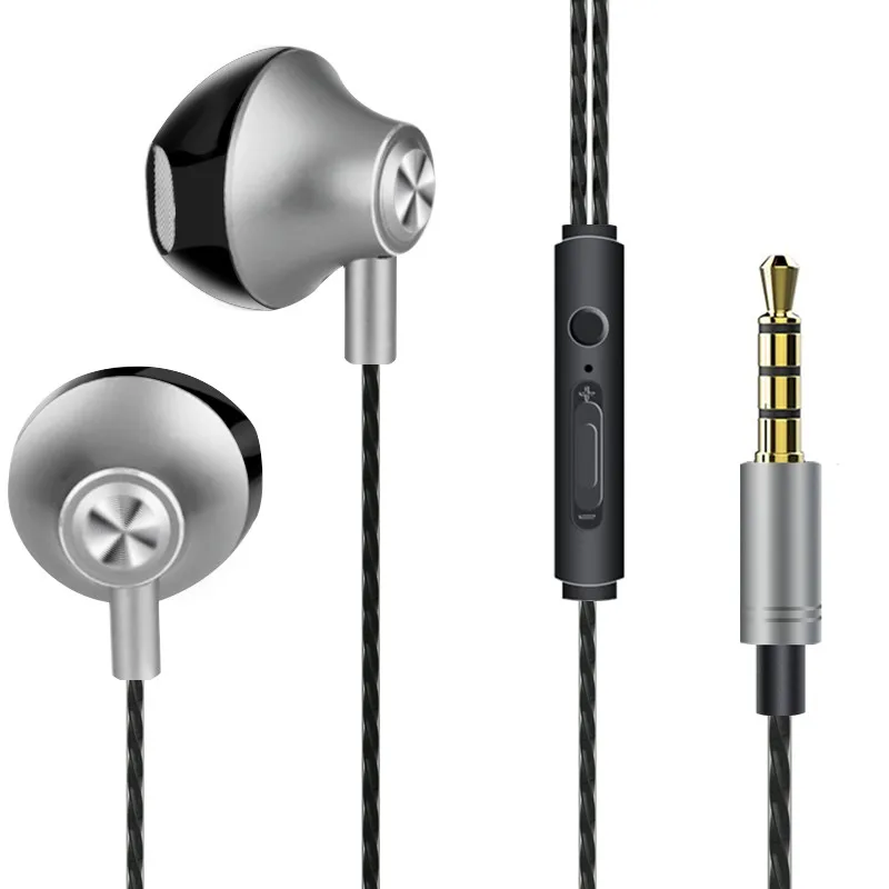 2019 Sports Super Bass Stereo Headphones Metal Wired Earphone - ANKUX.COM