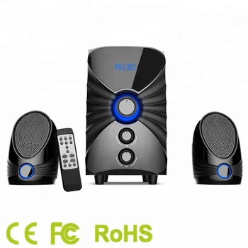Portable Wireless Digital Multimedia 2.1ch Speakers With Usb/sd/fm/led Function - Buy 2.1ch 