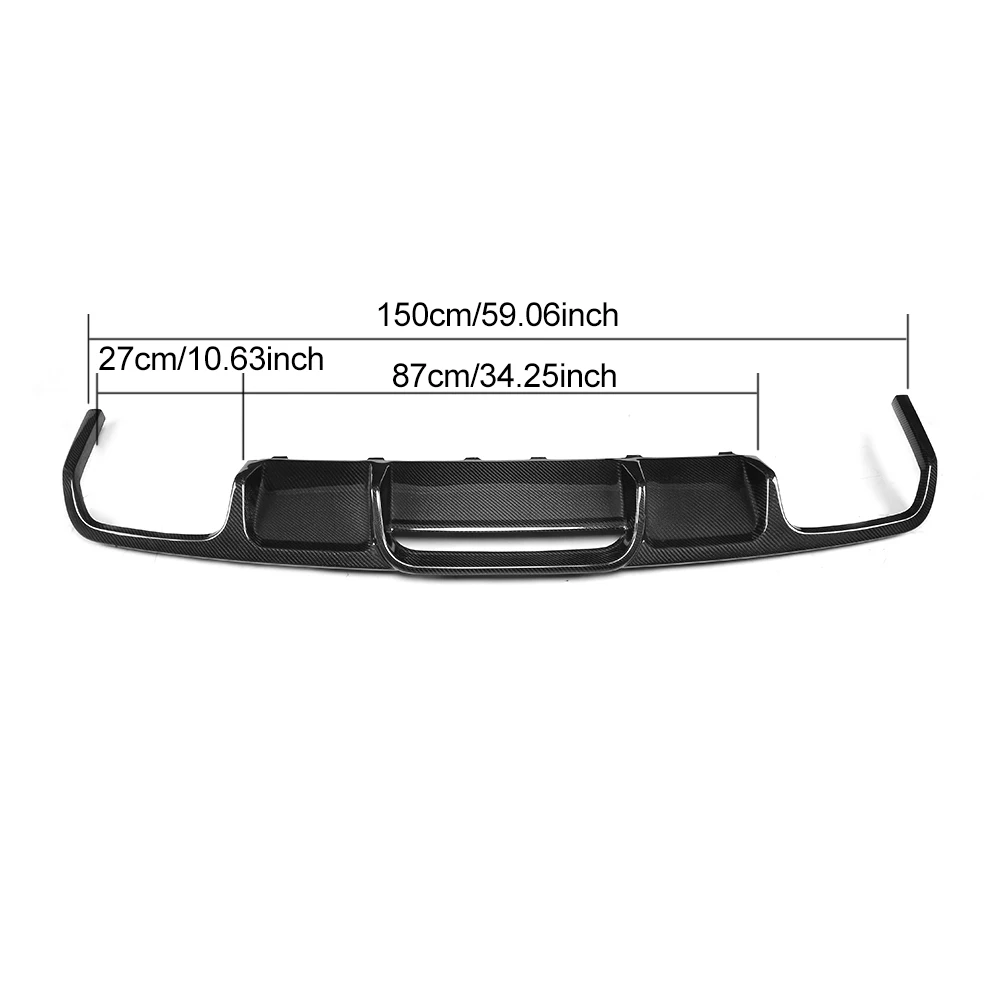 Carbon Fiber Car Diffuser For Ben Z W218 Cls63 Amg 1517 Buy W218 Cls